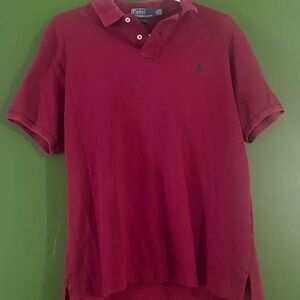 Polo by Ralph Lauren Men's Burgundy Polo Shirt